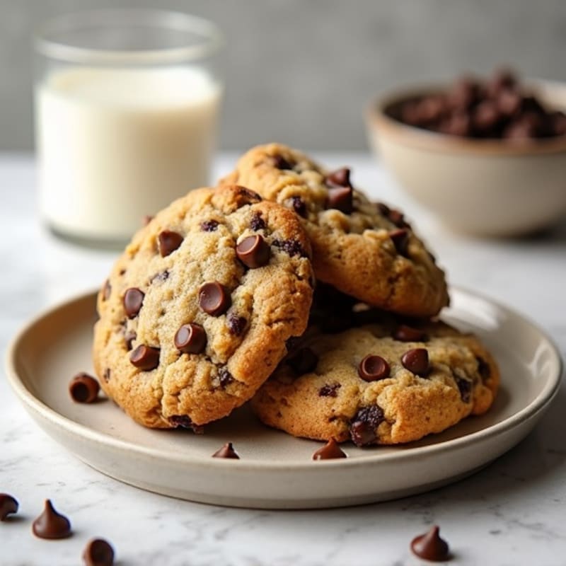 Protein-Packed Almond Flour Chocolate Chip Cookies