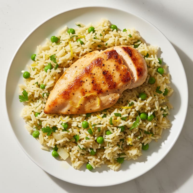 Zesty Lemon Herb Rice Pilaf