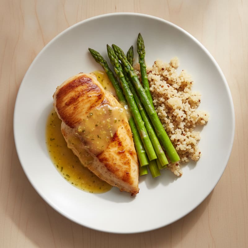 Pan-Seared Chicken with Lemon-Herb Sauce