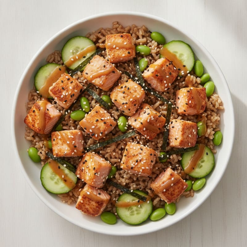 Salmon Sushi Rice Bowl