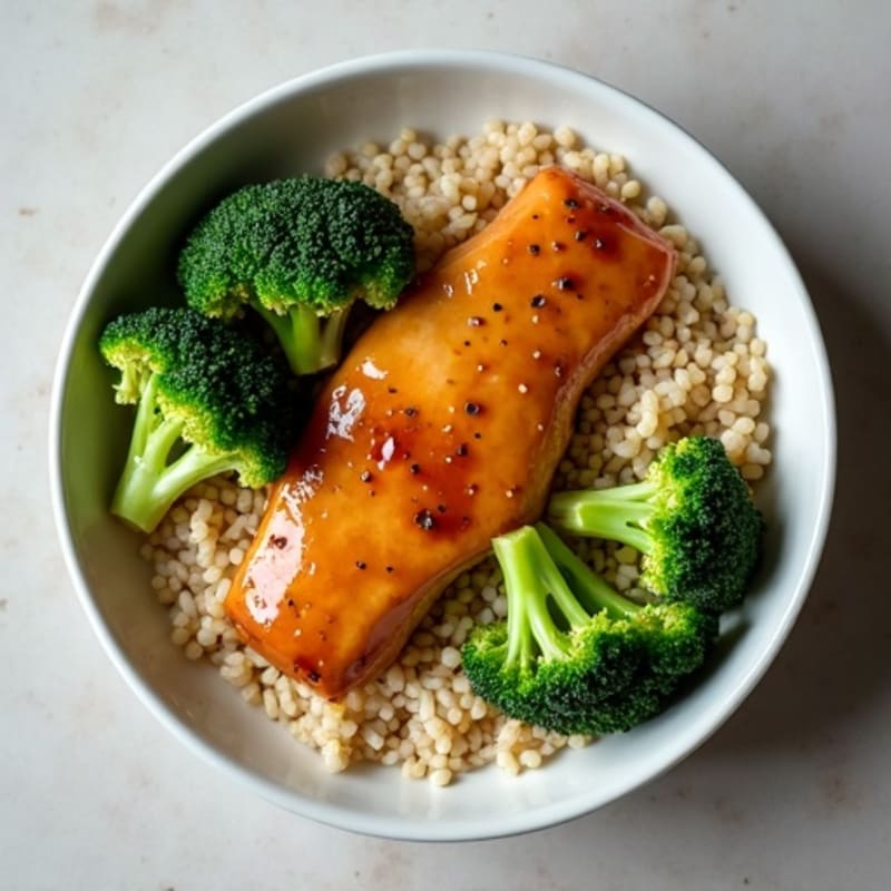 Honey-Ginger Glazed Chicken with Sesame Broccoli