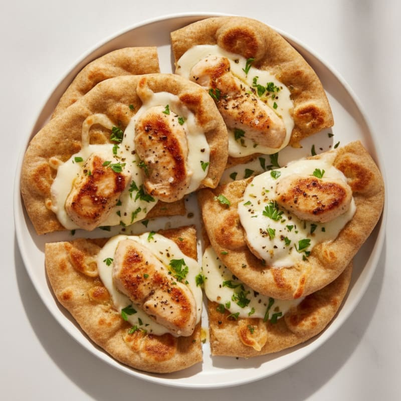 Cheesy Garlic Naan Bread