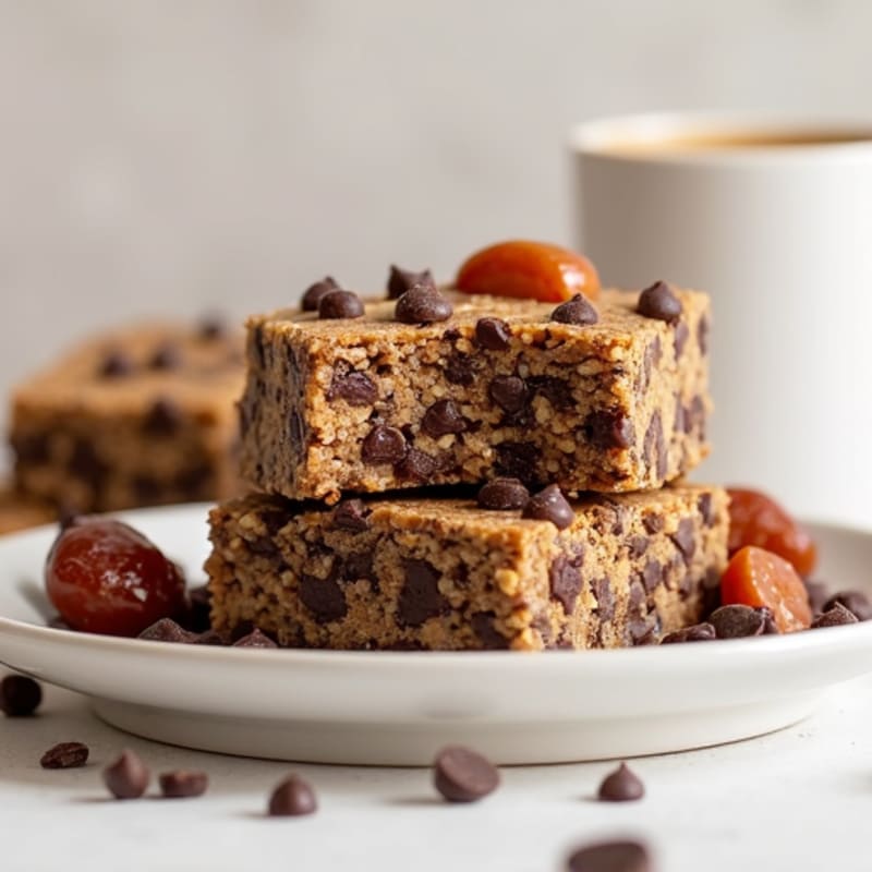 No-Bake Dark Chocolate Almond Quinoa Energy Bars