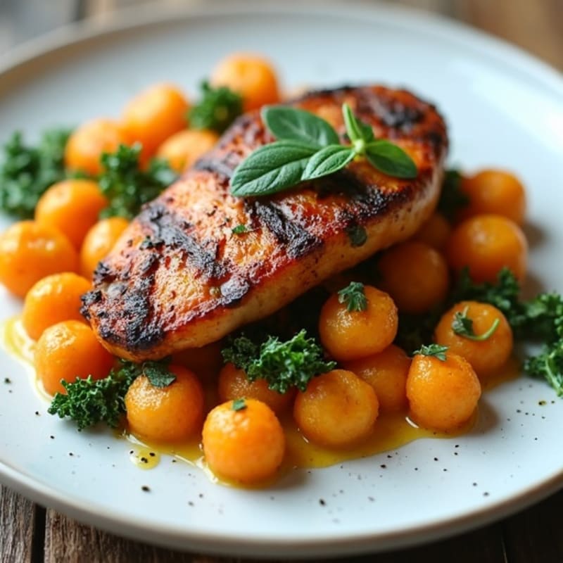 Sweet Potato Gnocchi with Crispy Sage and Garlicky Greens
