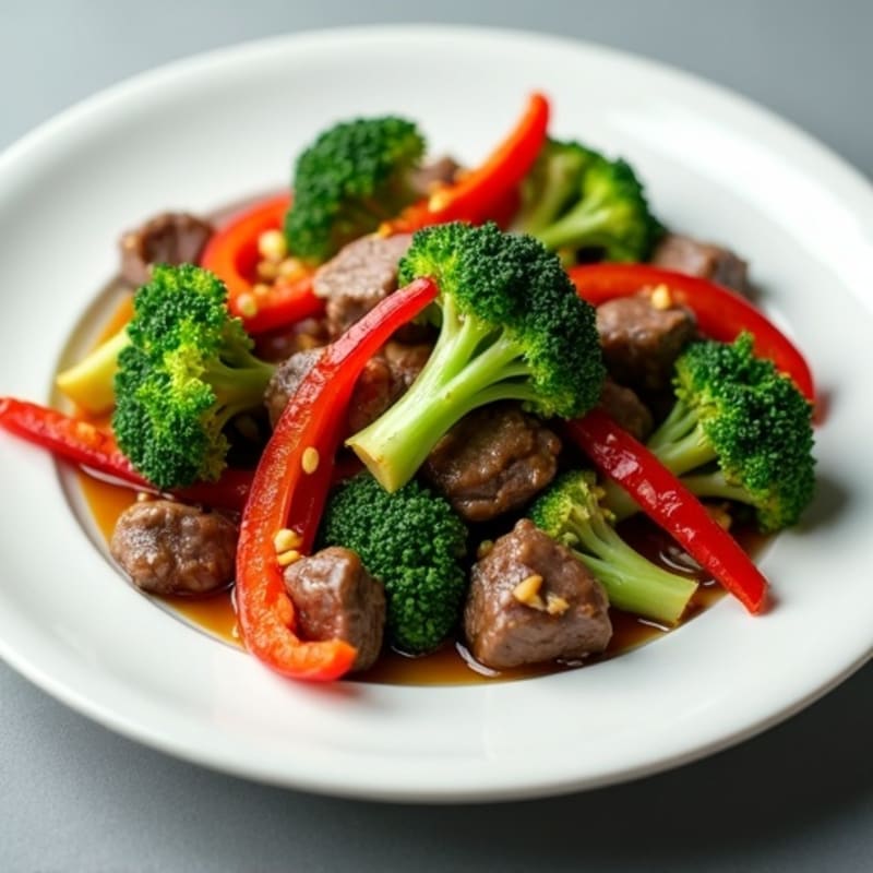 Ginger-Garlic Beef and Broccoli Stir-Fry