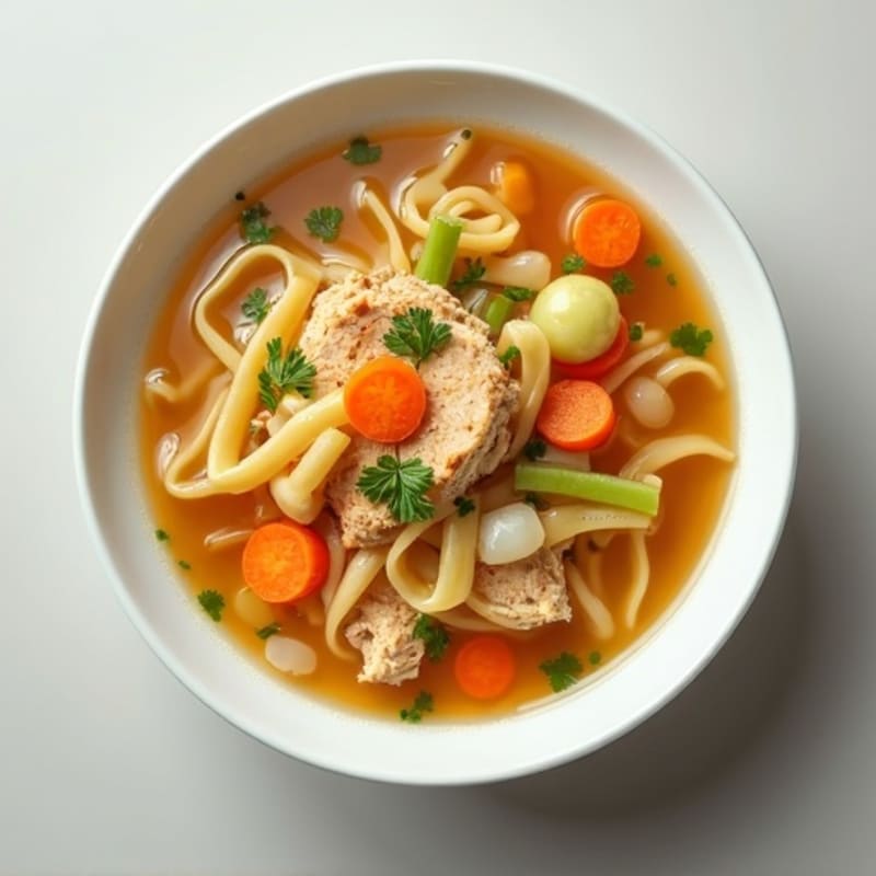 Protein-Packed Chicken Noodle Soup