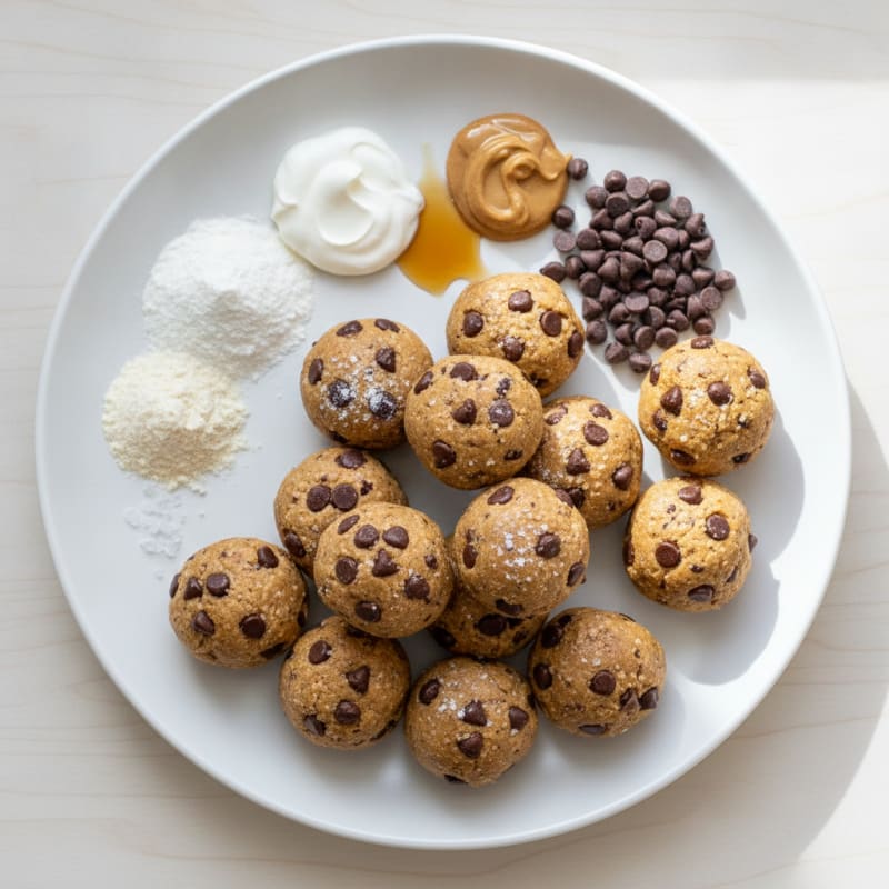 No-Bake Chocolate Chip Protein Bites