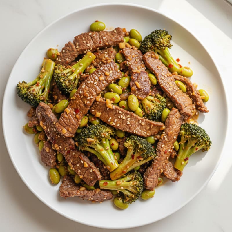 Tender Sesame-Ginger Beef Stir-Fry