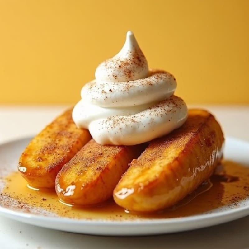 Honey-Glazed Caramelized Bananas with Cinnamon & Greek Yogurt Boost
