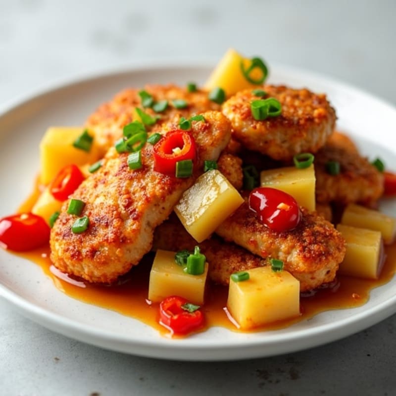 Crispy Baked Sweet and Sour Chicken