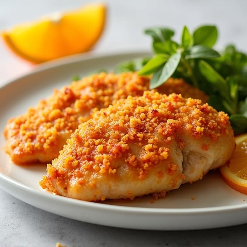 Crispy Baked Orange Chicken