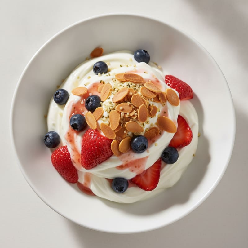 Creamy Greek Yogurt Protein Parfait with Berries