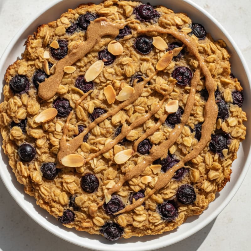 Blueberry Almond Baked Oatmeal