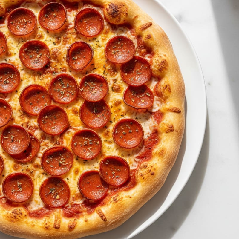 Stuffed Crust Pepperoni Pizza