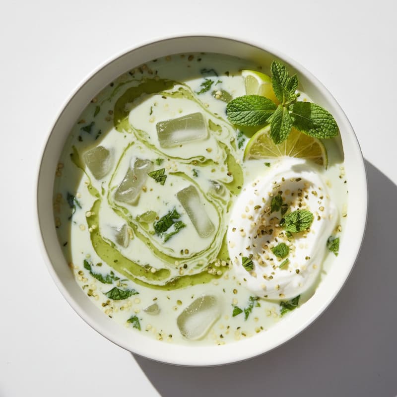 Creamy Mint Mojito Iced Latte