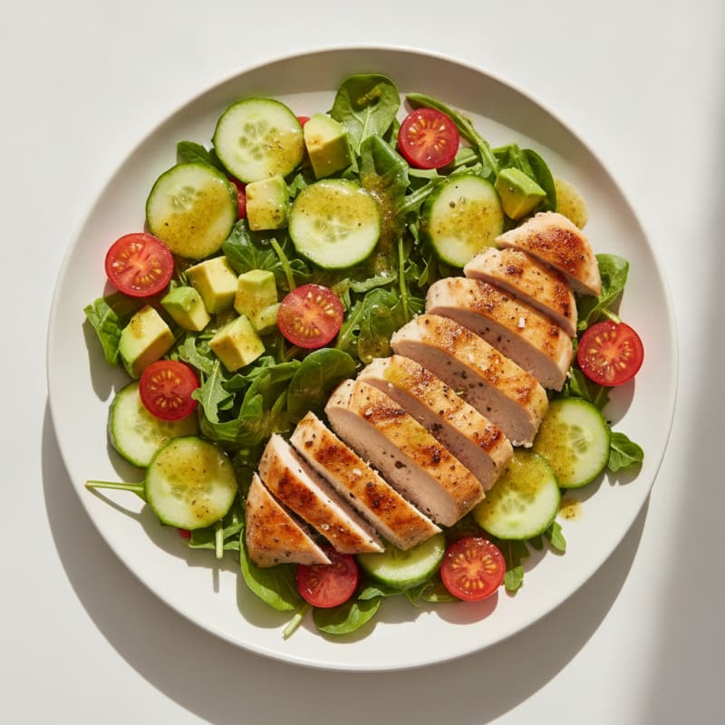 Quick Lemon Herb Chicken Salad