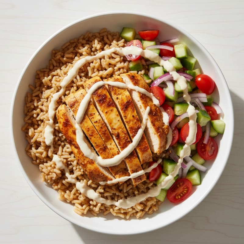 Chicken Shawarma Rice Bowl