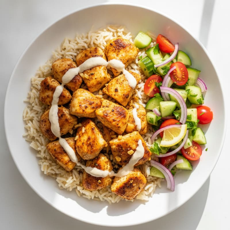 Chicken Shawarma Rice Bowl