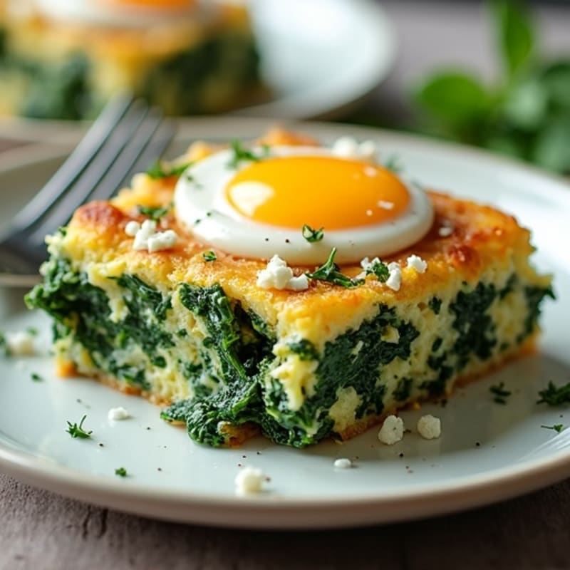 Crispy Spinach and Feta Bake