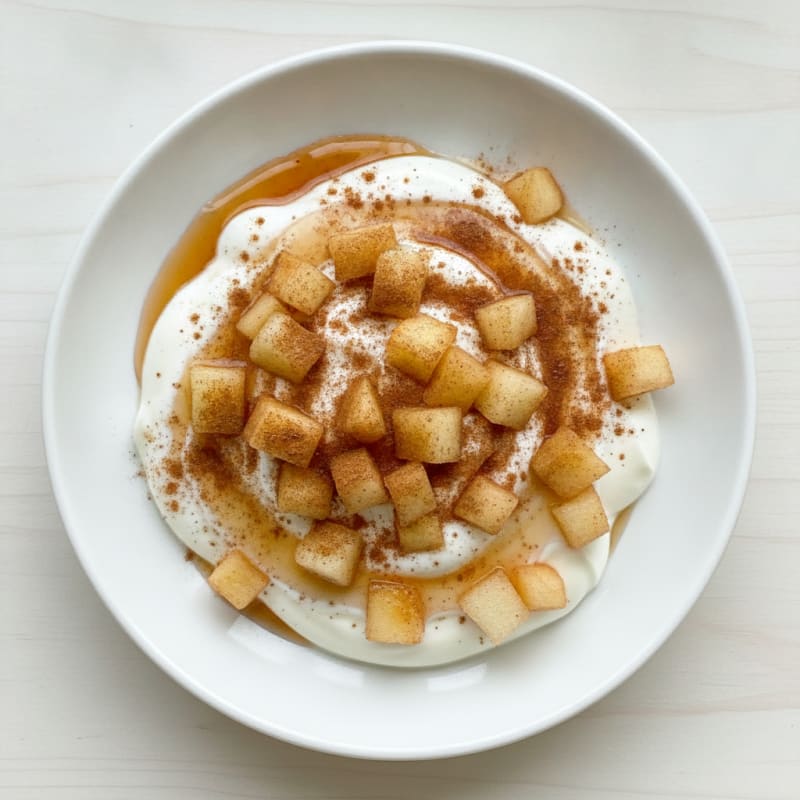 Yogurt Apple Swirl with Cinnamon