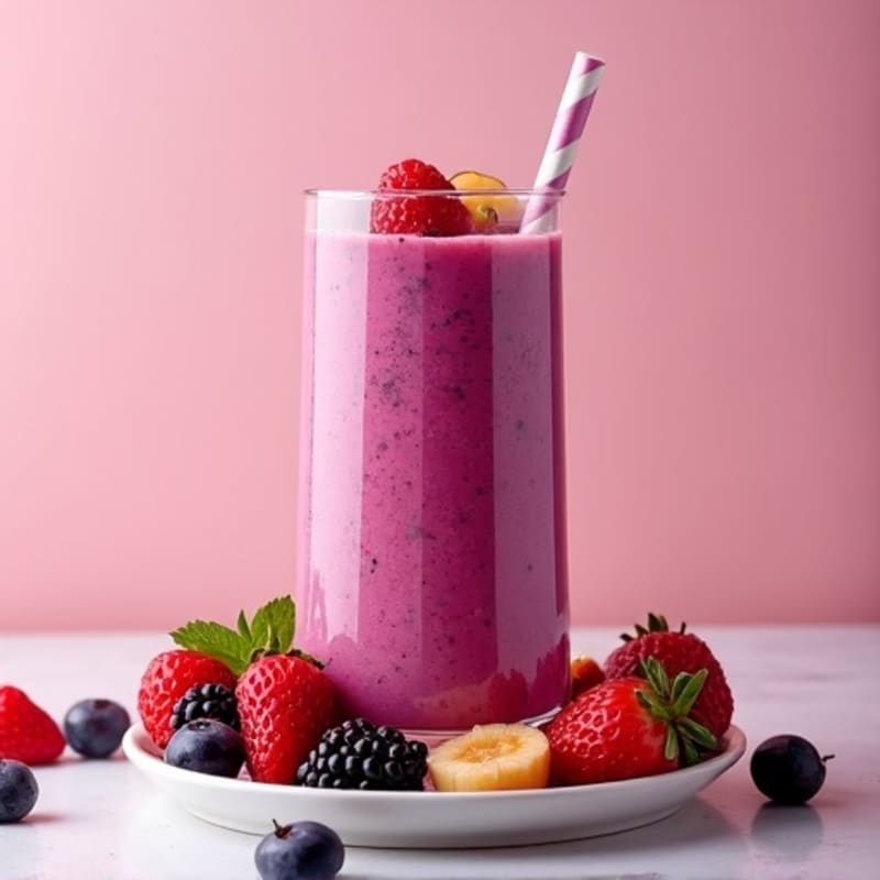 Triple Berry Protein Power Smoothie
