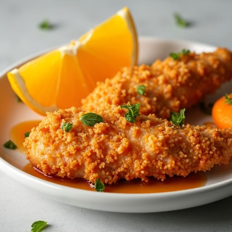 Crispy Air-Fried Orange Chicken