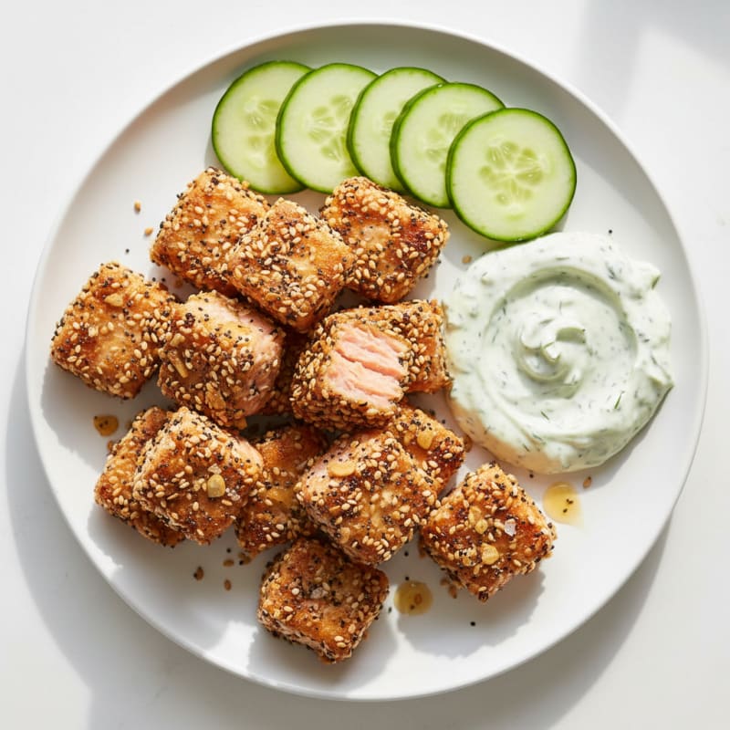 Trader Joe's Everything Bagel Salmon Bites