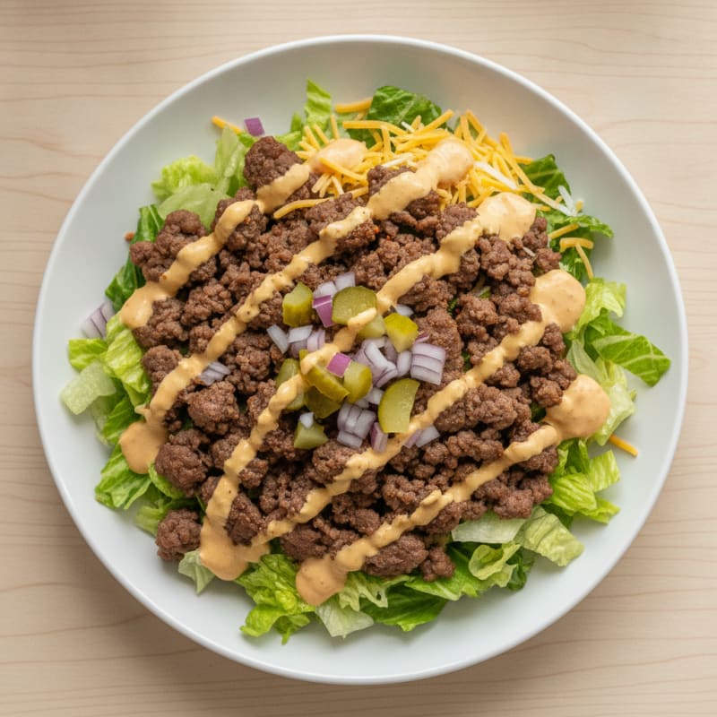 Big Mac Inspired Protein Power Bowl