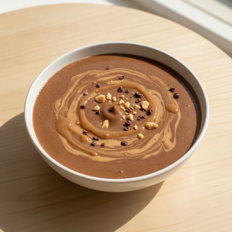 Chocolate Peanut Butter Fiber Smoothie