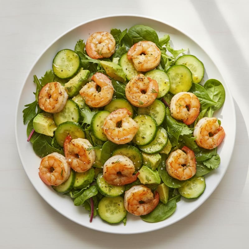 Lemon-Herb Shrimp and Avocado Salad