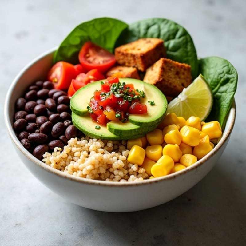 Hearty Black Bean Burrito Bowl