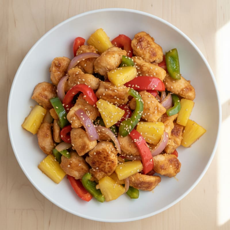 Sweet and Sour Chicken Stir-Fry