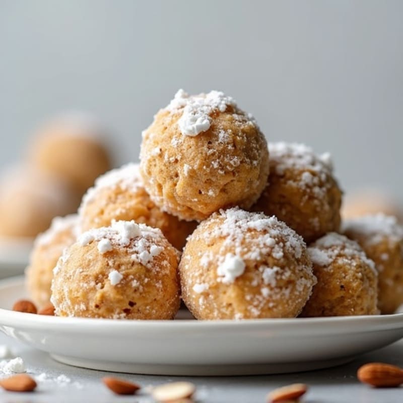 Protein-Packed Almond Snowball Cookies
