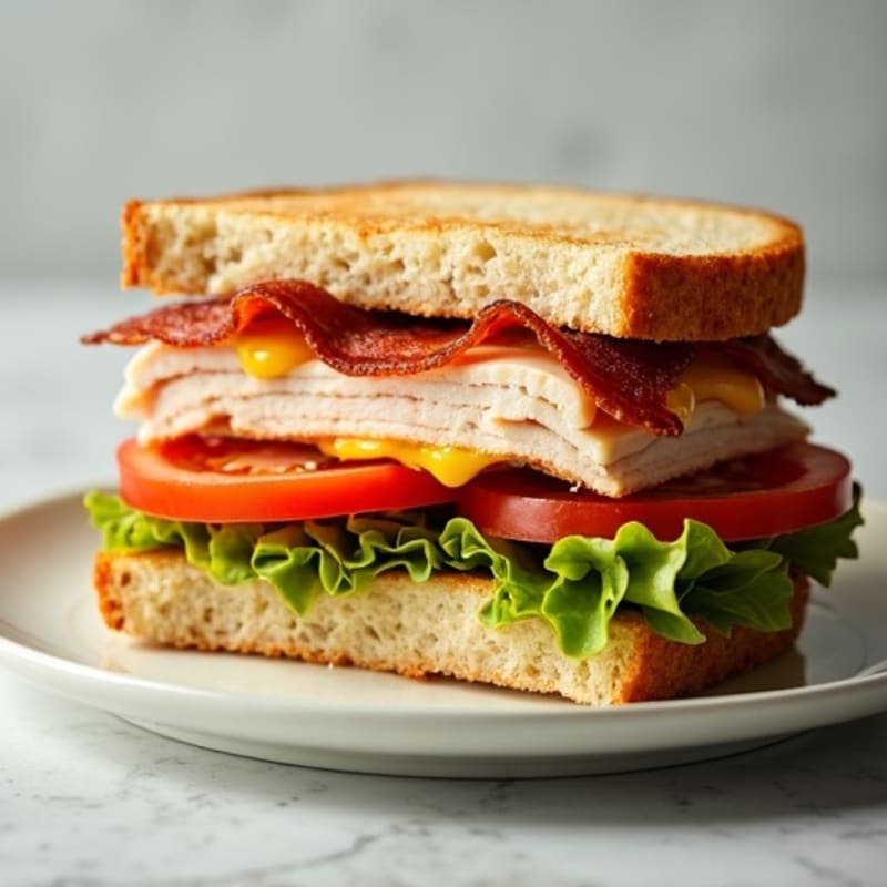 Lean Turkey Crispy Club Sandwich