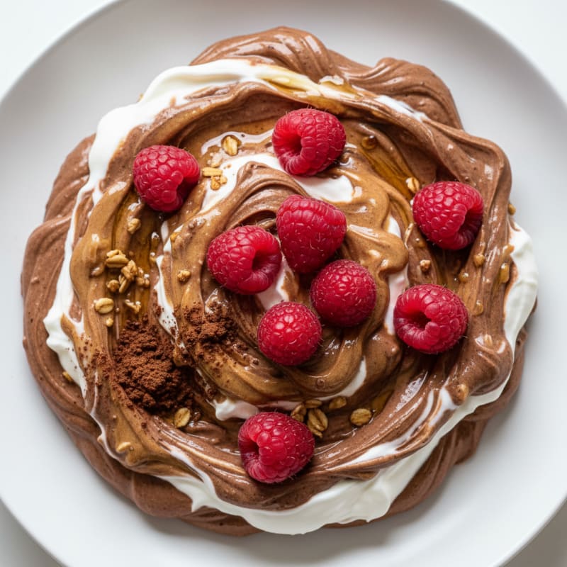 Silky Chocolate Protein Mousse with Greek Yogurt