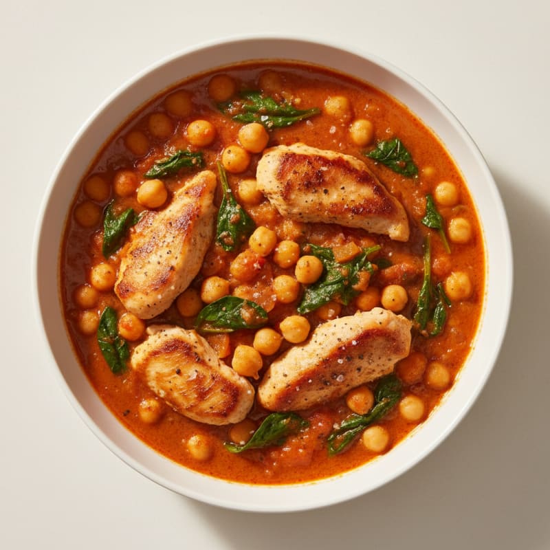 Creamy Spiced Chickpea and Tomato Curry