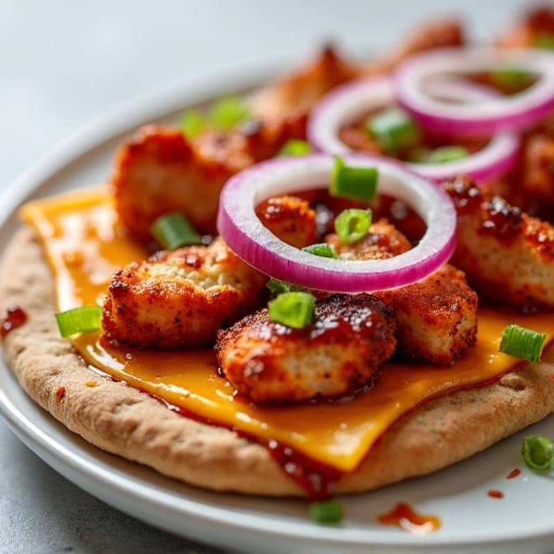 Crispy BBQ Chicken Flatbread