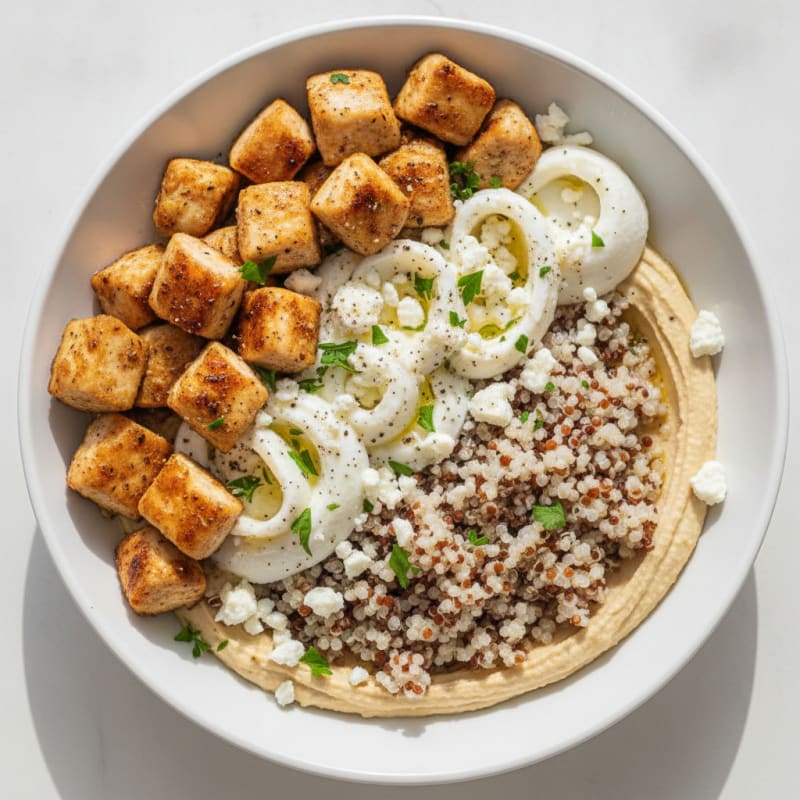 Chicken and Egg White Quinoa Bowl