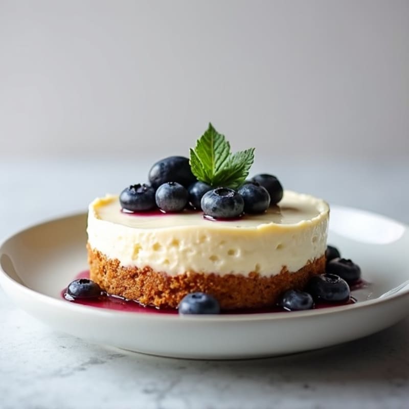 Creamy Greek Yogurt Protein Cheesecake