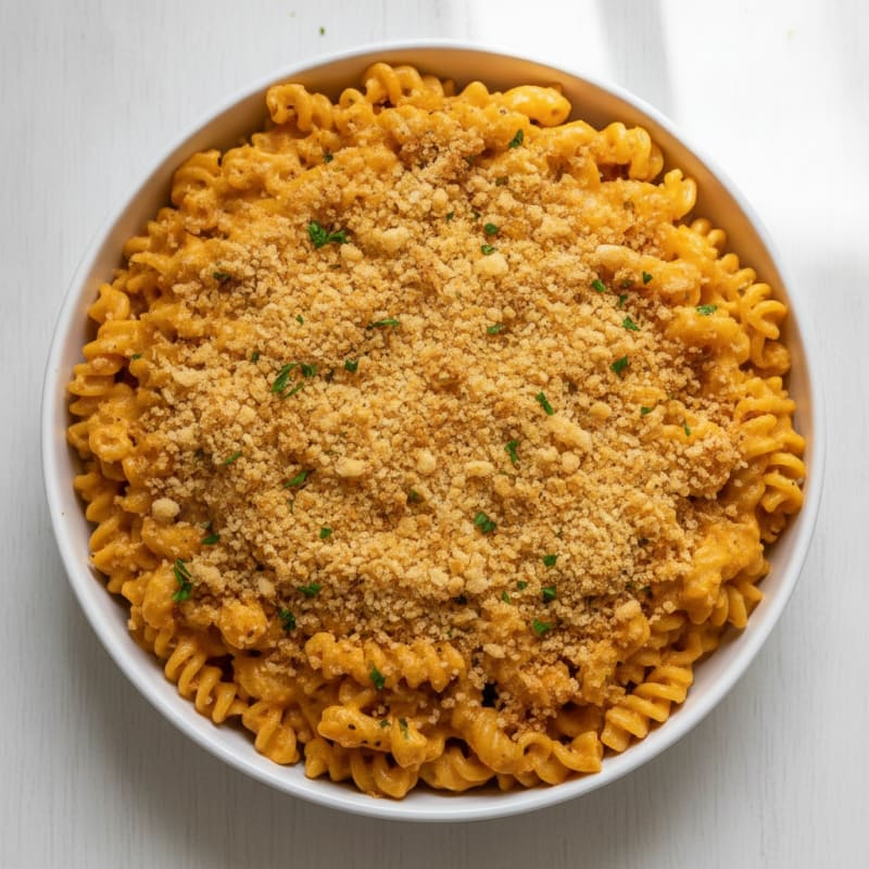 Baked Macaroni and Cheese with Toasted Breadcrumbs