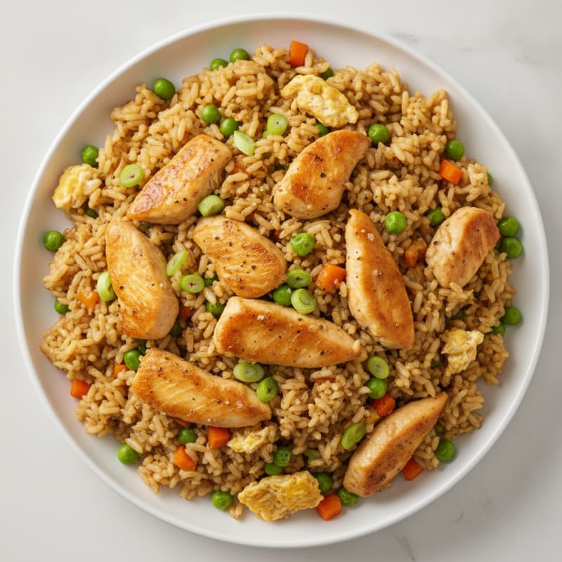 Clean Chicken and Egg Fried Rice