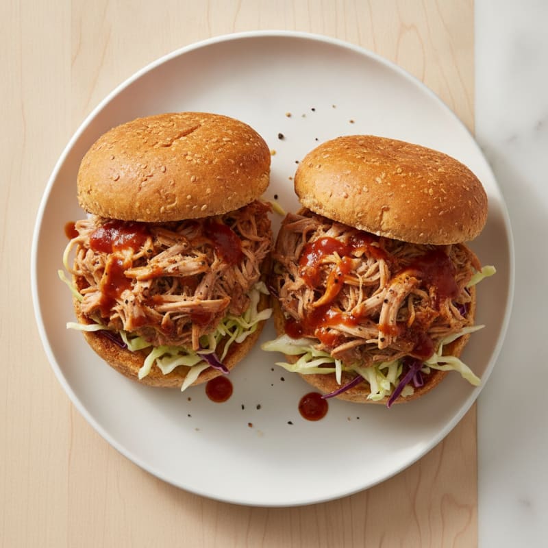 BBQ Pulled Pork Sandwiches