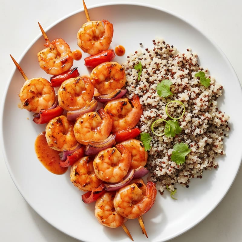Zesty Chili-Lime Shrimp Skewers