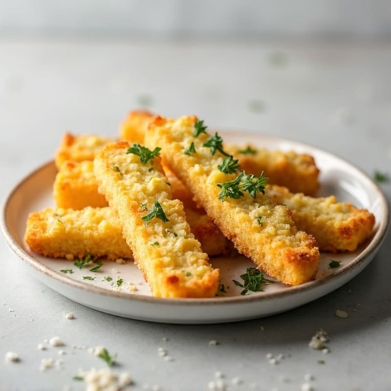Herb-Garlic Cauliflower Breadsticks