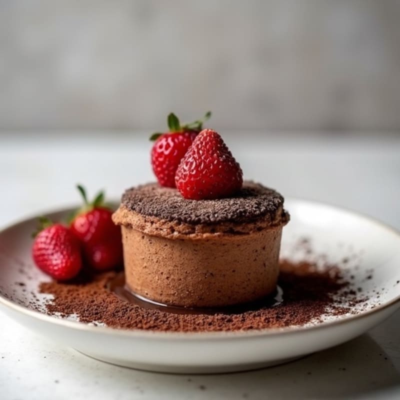Dark Chocolate Protein Soufflé