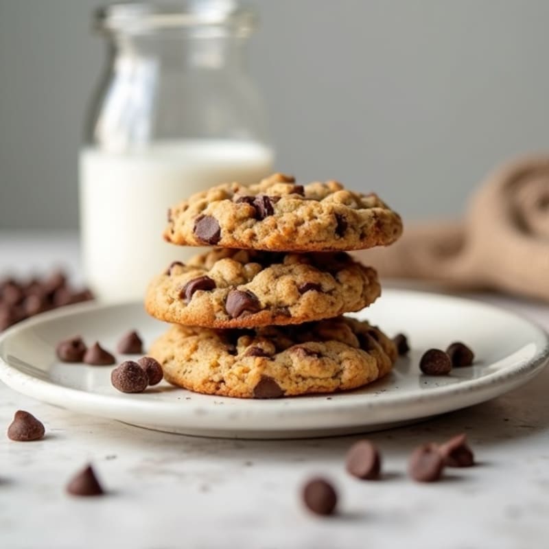 Protein-Packed Almond Flour Chocolate Chip Cookies