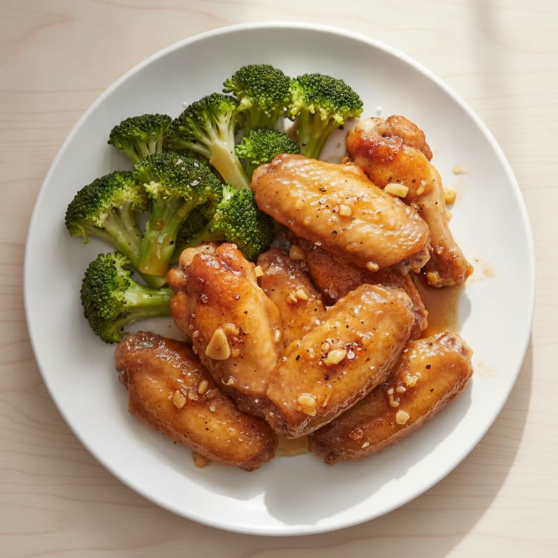 Honey-Garlic Glazed Chicken Wings