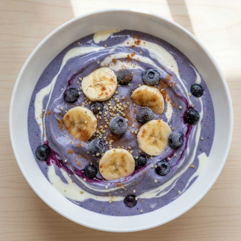 Blueberry Banana Protein Smoothie