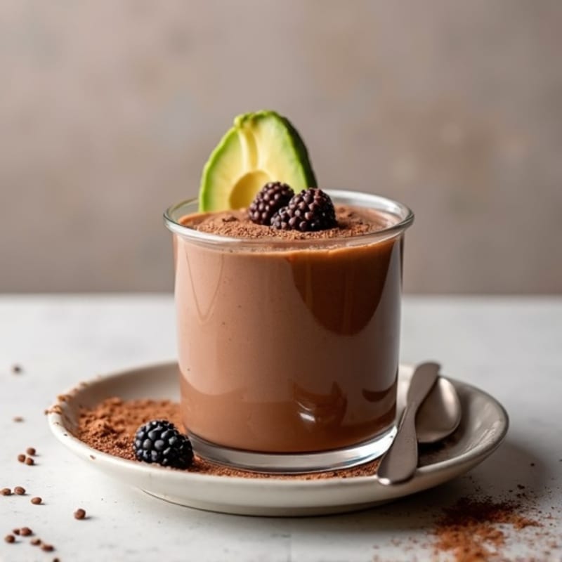 Chocolate Protein Pudding with Chia Seeds