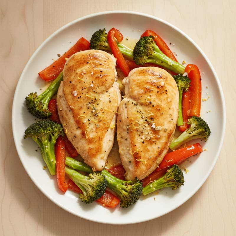 Lemon Herb Chicken and Roasted Vegetables